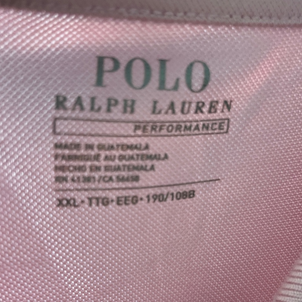 Ralph Lauren Pink Polo Shirt